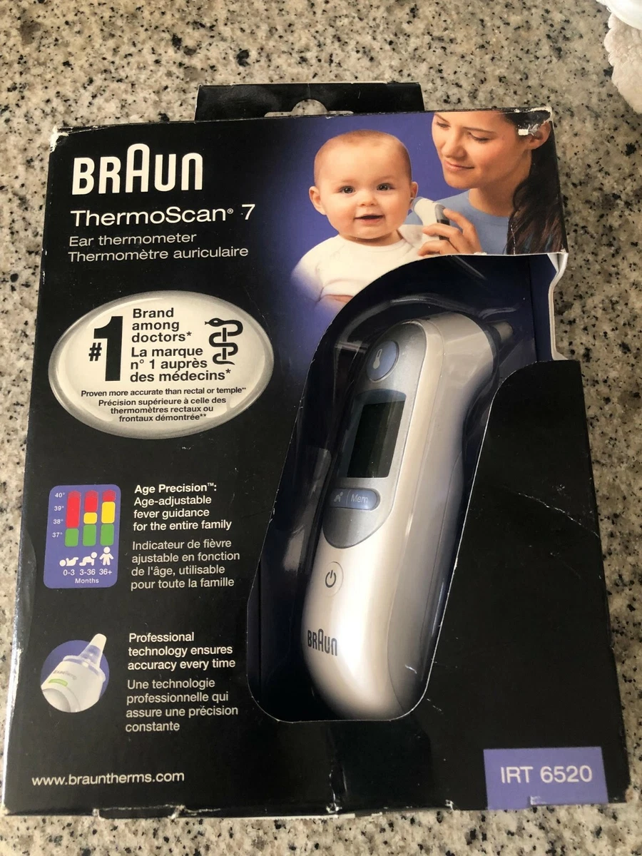 Braun IRT6520 Thermoscan 7 Thermometer (White)