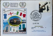 Chelsea v Roma Champions League 22nd October 2008 Dawn First Day Cover