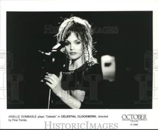 1996 Press Photo Arielle Dombasle in "Celestial Clockwork" Movie - hcq30097