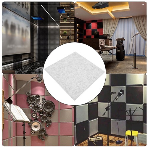 6Pcs SoundAbsorbing Board Acoustic Polyester Fiber Soundproof Fireproof Silencer - Picture 10 of 12