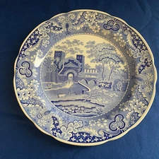 Spode THE BLUE ROOM TRADITIONS CASTLE (BLUE/WHITE) Dinner Plate 10 1/2"