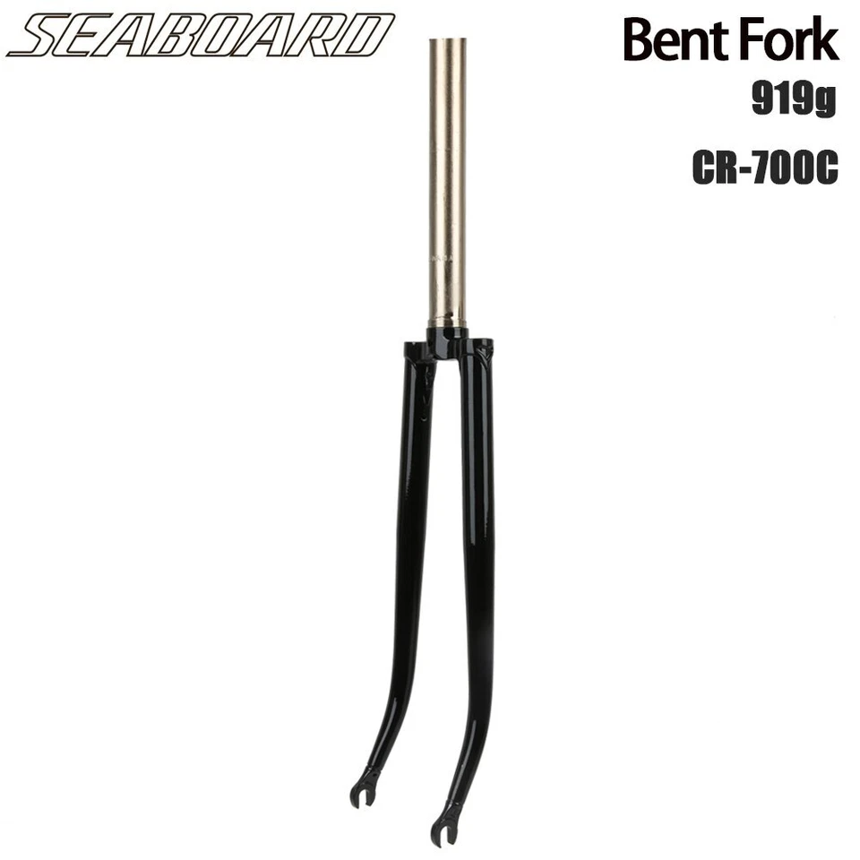 Bicycle Road Hard Fork Chromoly Steel MTB Bike Fork 700*23C 27.5 29er Disc Brake - Image 3 of 4