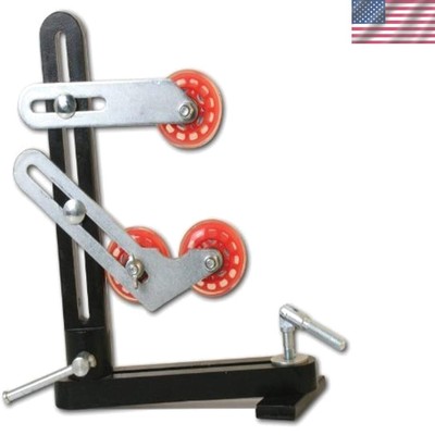 Adjustable Wood Lathe Steady Rest with Ball Bearing Support - Optimal Precision