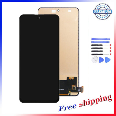 TGHongKy voor Xiaomi Redmi Note 10 Pro Display voor Redmi Note 10 Pro M2101K6G LCD vervangend scherm vervangend paneel Touch Digital, complete montage met gereedschapsset - [zwart met frame