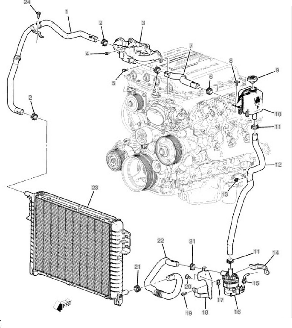 55491021 - Crankshaft Balancer Absorber 2016-2019 Buick Cascada