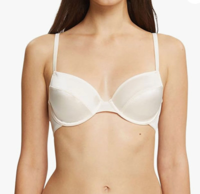 ESPRIT Women's Solid Micro Underwire Bra Molded Sand Size 34A-