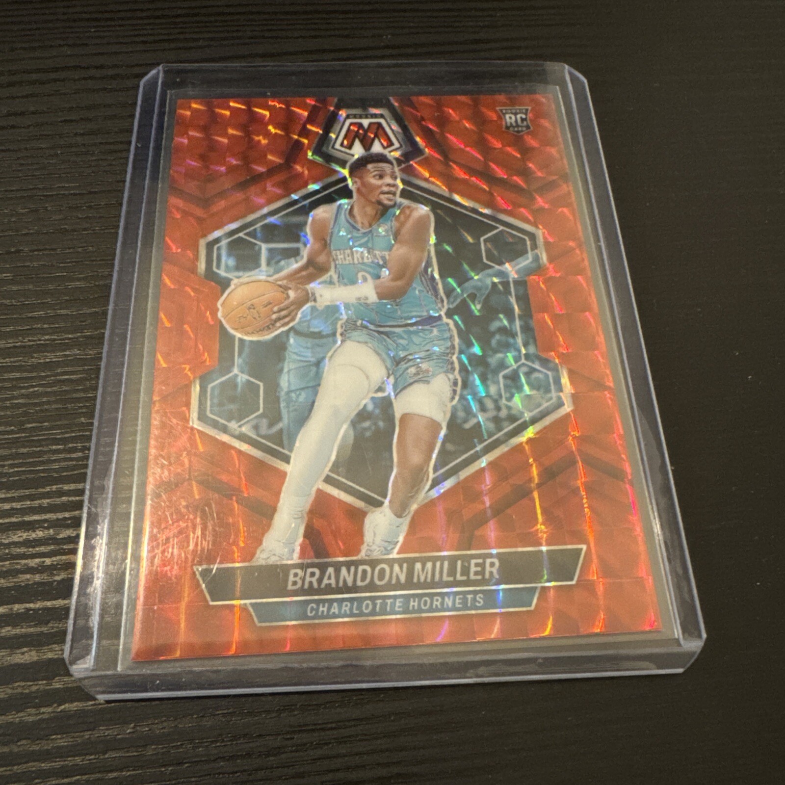 Brandon Miller RC Red Mosaic 2023-24 Mosaic Basketball CHARLOTTE HORNETS #202