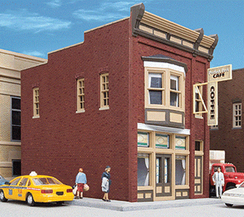 WALTHERS Cornerstone 9333468 1/87 HO Scale PERFECT PERK CAFE Main Street USA Kit - Picture 1 of 6