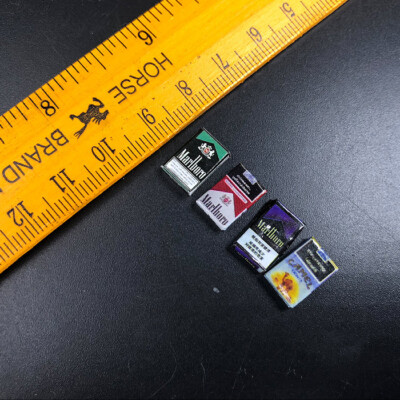 1/6 Scale Cigarettes Model 4 Packs for 12