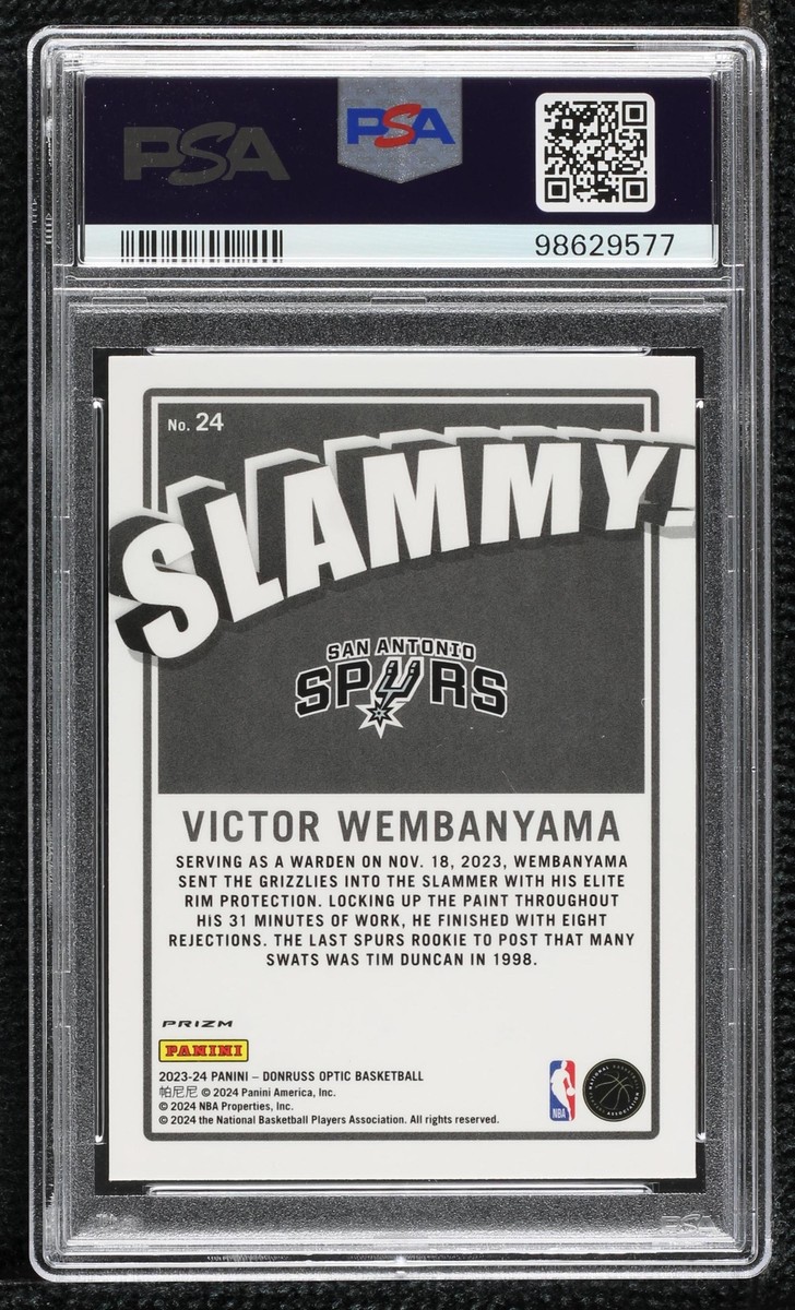 2023-24 Panini Donruss Optic - Victor Wembanyama #24 for sale | eBay