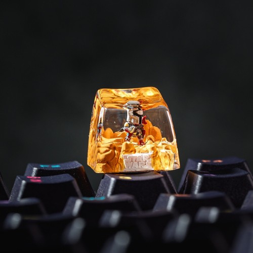 Baby Yoda Artisan Star Wars Keycap Star Wars Keycap for Mechanical Keyboard - Picture 9 of 11