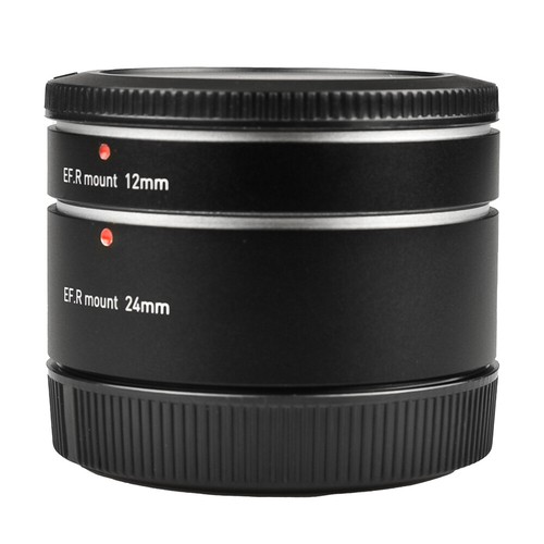 12mm + 24mm Auto Focus Macro Extension Tube Set for Canon RF Mount Lens H2N2 - Picture 10 of 11