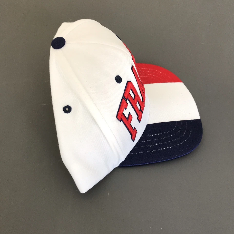 France Zephyr Adjustable SnapBack Hat Blue White Red New - Image 3 of 4