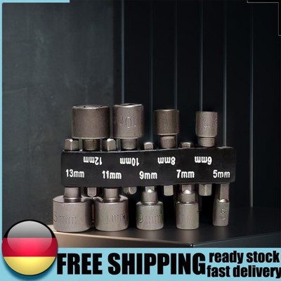 9/14 Pcs/Set Hex Sockets Sleeve Nozzles Nut Driver Set Power Nut Driver Tool