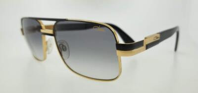 CAZAL SUNGLASSES 988 001 57MM BLACK GOLD FRAME WITH GREY GRADIENT LENSES