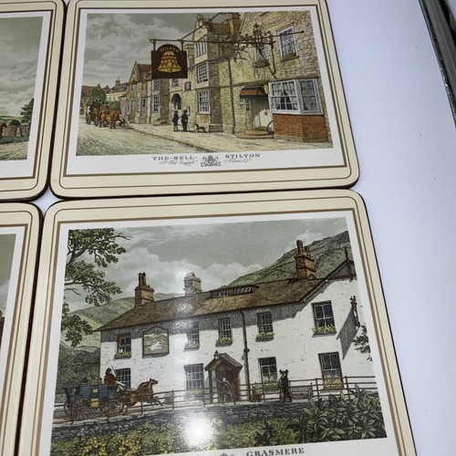 Pimpernel | 6 Old English Inns Cork Placemats Set Vintage | Small Tea Set - Picture 4 of 7