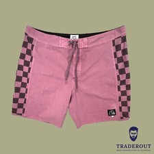 Quiksilver Men purple orginal Arch 18" Boardshorts swim shorts size 34 36