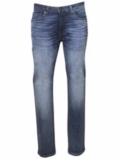 Buffalo By David Bitton Men's Driven Jeans Relaxed Straight & Sanded Indigo