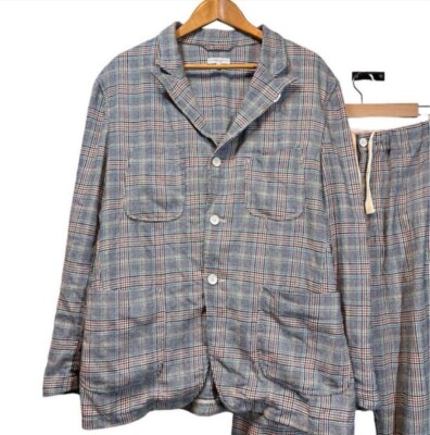 ジャケット・アウター Engineered Garments NB Jacket Glen Plaid Engineered Garments Glen Plaid Bedford Jacket size L Drawstring