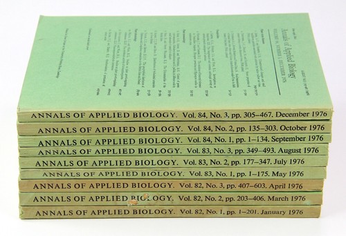 Annals Of Applied Biology 1976 Association Biologists Vol 82 83 84 - Imagen 22 de 24