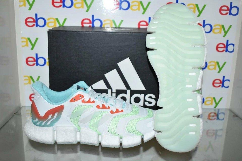 adidas CLIMACOOL VENTO Mens Running Shoes FX7843 White/Orbit Grey/Active Orange - Image 2 of 2