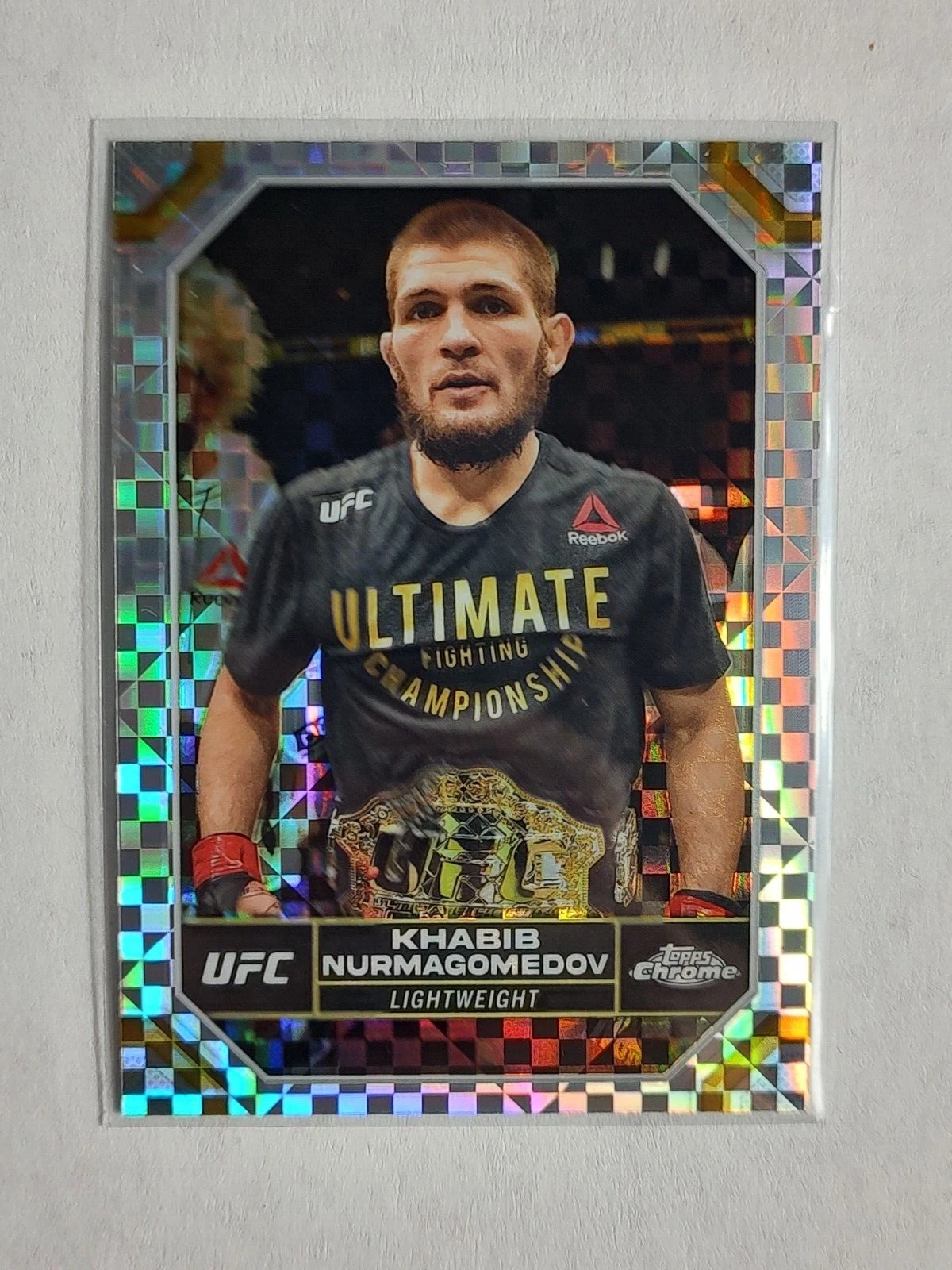 2024 Topps Chrome UFC #112 Khabib Nurmagomedov X-Fractor