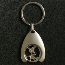 Schlüsselanhänger mit Einkaufswagen Chip EKW Chip Hexe