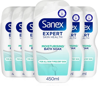 COLGATE-PALMOLIVE Sanex Biomeprotect Moisturising Bath Foam 6X 450Ml (6 Pack)