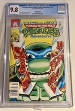 TMNT ADVENTURES 41 * CCG 9.8 NEWSSTAND * HULK 340 * TEENAGE MUTANT TURTLES 1994