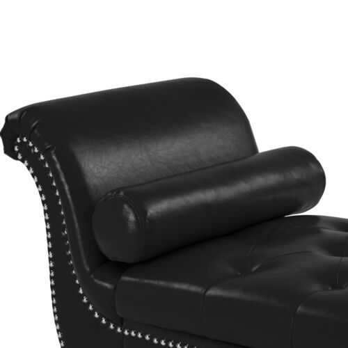 Aufbewahrung Osmanische Bank Schlafsofa Werkzeug Fußstütze mit Kissen für Schlafzimmer Wohnzimmer - Bild 10 von 19