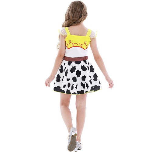 Toy Story 4 Costume Woody Jessie Cosplay Toddler Kids Party Fancy Dress Outfits - Picture 12 of 16