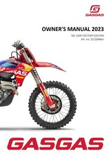 GAS GAS GASGAS Owners Manual Book Guide 2023 MC 250F FACTORY EDITION US
