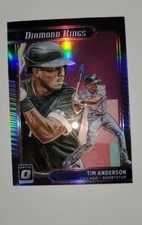 2021 Donruss Baseball #7 Diamond Kings Tim Anderson Pink Holo White Sox