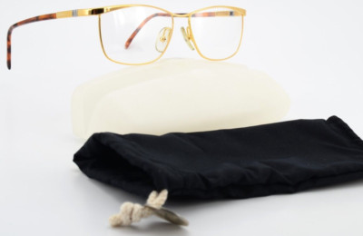 STARCK EYES for MIKLI Brille P004 03057 BIOSTUD.S Gold Tortoise 360° Temples