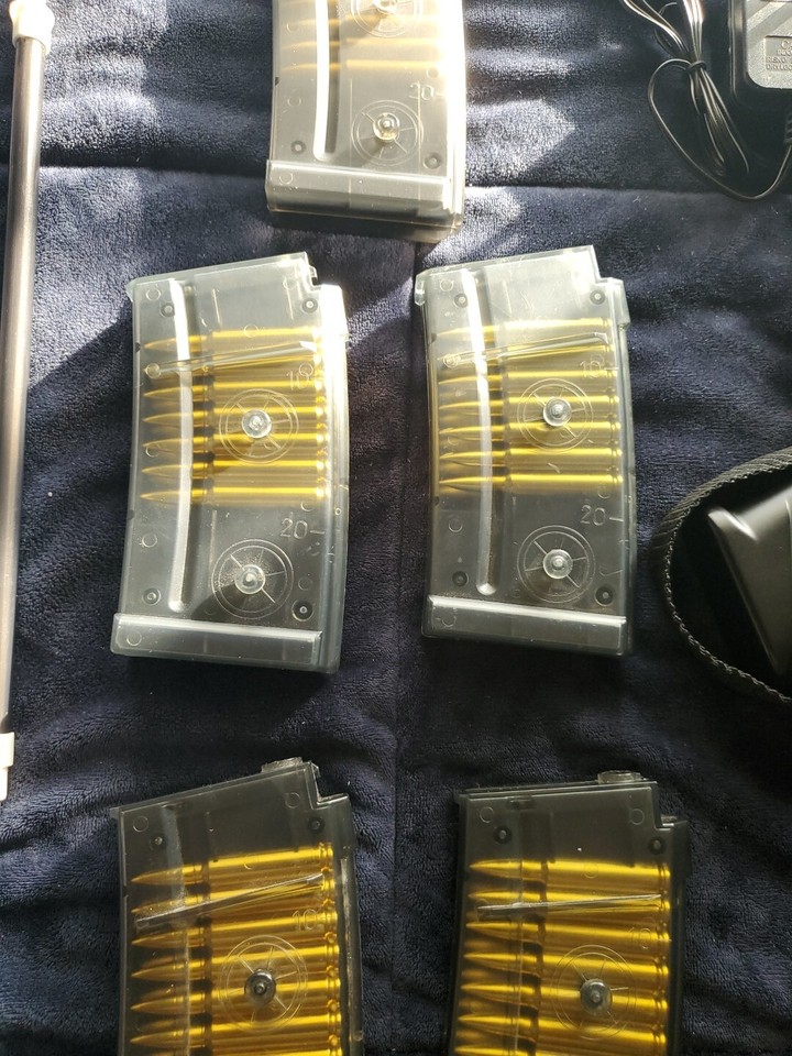 BBTac M82 Airsoft Gun Electric Rifle Used Full Auto Set Magazines
