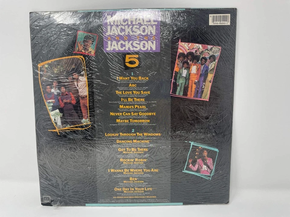 *RARE* Michael Jackson 14 Greatest Hits Vintage US 12" Picture Disc New Sealed - Image 2 of 3