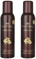ROYAL MIRAGE ORIGINAL PACK OF 2 Body Spray - For Men  Women 400 ml, Pack of 2