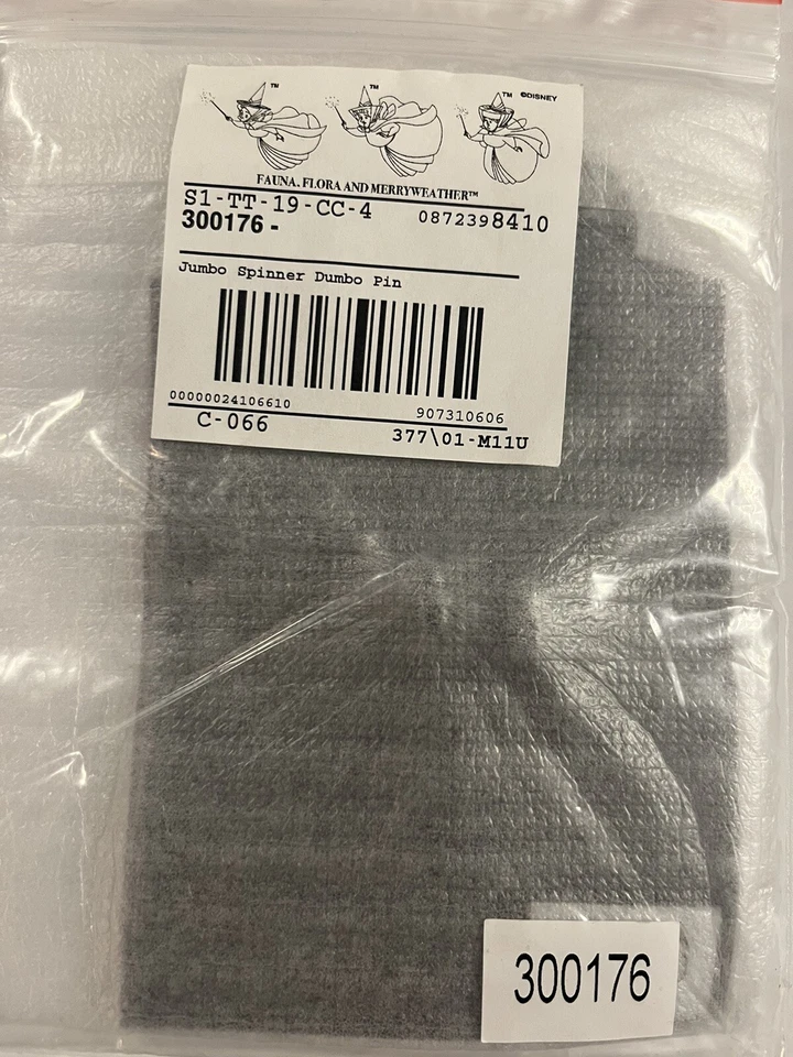 Prendedor giratorio raro Jumbo Disney Shopping Dumbo Timothy Mouse LE 250 Foto 4 de 4