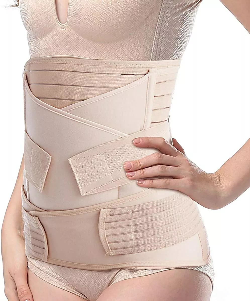 Postpartum Belly Wrap 3 in 1 Recovery Belly Waist Pelvis Belt