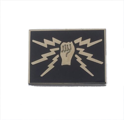 Royal Air Force (RAF) Telekommunikation Faust und Funken 25 mm Pin Abzeichen - Bild 2 von 3