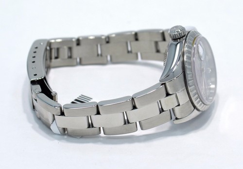 Rolex Datejust 79240 Diamond Tahitian MOP Dial Oyster Date Ladies Watch *MINT* - Picture 9 of 12