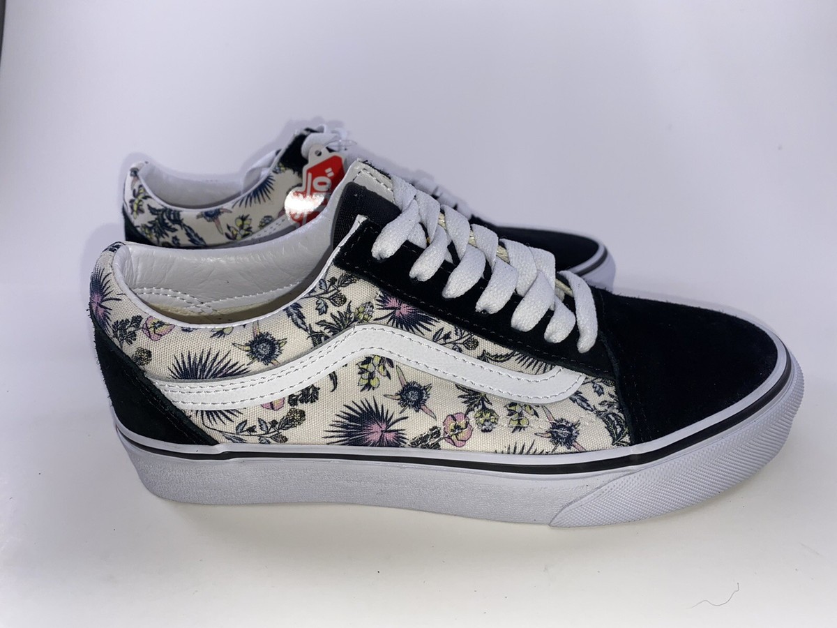 【HYERES LOR】23SS★ H edition Silver(W) Pk Blossom Pearl Nc Vans Old Skool Paradise Floral Orchid True White Sneakers