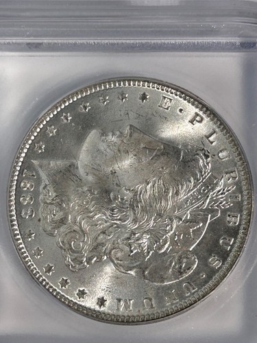 1888 P Morgan Silver Dollar ICG MS65 - Picture 4 of 8