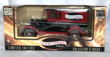 Craftsman Tools 1928 Chevy 1:25 Die Cast Ltd Ed Collector's Bank 4 In Series New
