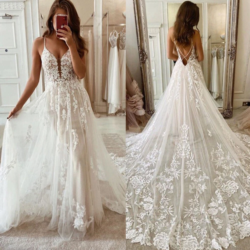 a line dress wedding