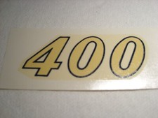 Horex Kubikzahl Schriftzug 400 als Decal Aufkleber NEU