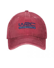 Vintage World Rally Championship WRC Unisex Summer Baseball Caps Washed Denim