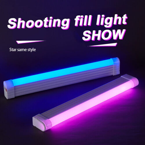 Portable LED Video Light Rechargeable Photography Fill Light Bar Lamp Magenet - Afbeelding 1 van 14