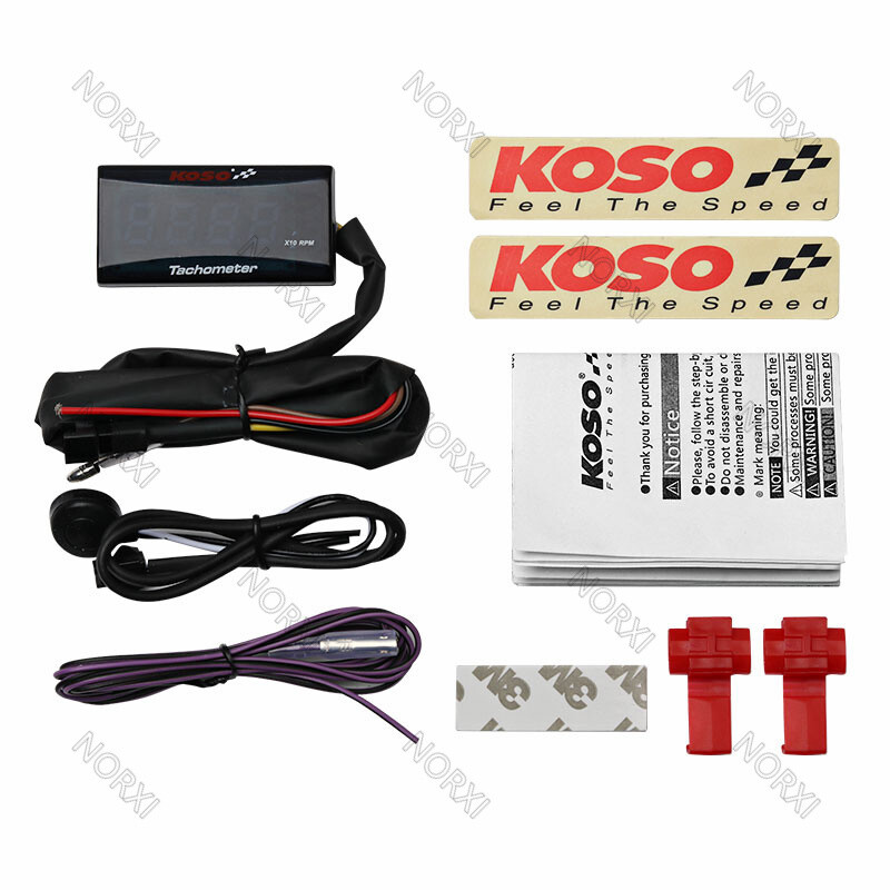 052-253S Mini Digitaler Tachometer Km / h & RPM - Schwarz