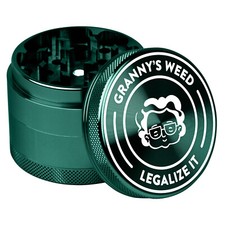 Grannys Grinder in Grün 55mm 4-teilig aus Al...